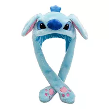 Gorro Felpa Stitch Mueve Las Orejas Móviles Conejo Conejito