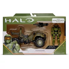 Halo New World Of Halo Figura Master Chief Con Mongoose 