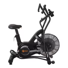 Bicicleta Fija Quuz Air Bike Airbike Color Negro Y Gris