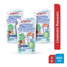 3 Jabones Tetero Pigeon X650 Ml - Unidad a $62633