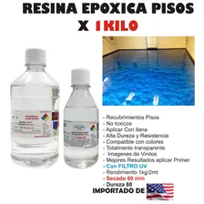 Resina Epoxica Pisos 3d X 1 Kilo Porcelanato Pisos Madera