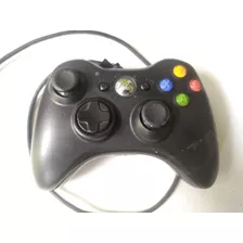  Controle Xbox 360 Preto Com Fio Original 