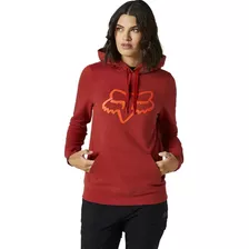 Poleron Lifestyle Mujer Boundary Pullover Rojo Fox