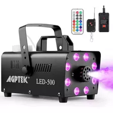 Máquina De Humo Con 8 Leds, 13 Colores Rgb, 500 W Y 2000 Cfm