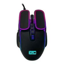 Mouse Gamer Con Luces Rgb Mgg-022 7 Botones 7200dpi Color Negro