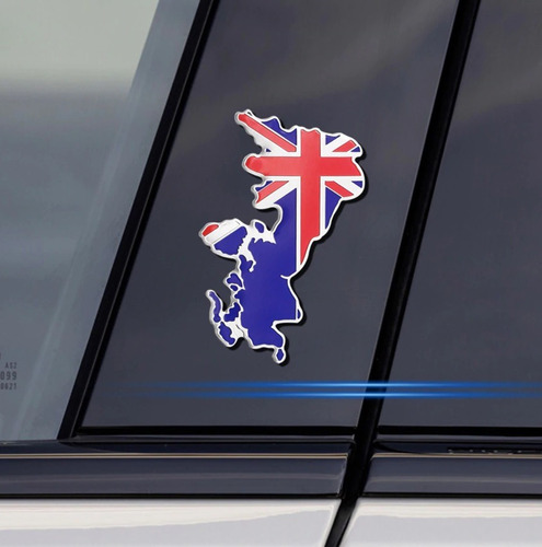 Emblema Mapa Inglaterra Mini Cooper Land Rover Jaguar Mg Foto 2