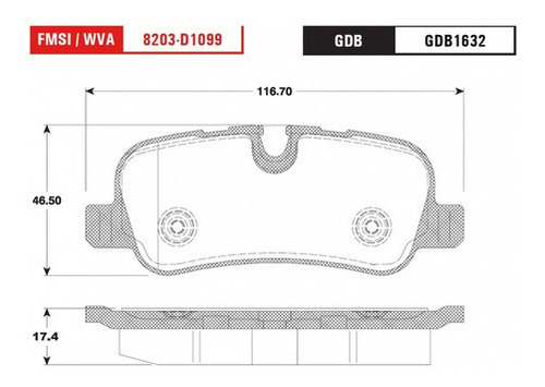 Balata Trasera Low Trw Range Rover Sport Supercargado 2008 Foto 2