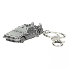 Back To The Future Time Machine Delorean Llavero Metal