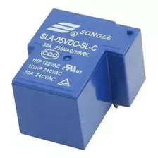 Relê Alta Potência 5v 30a Sla-5vdc-sl-c 5 Pinos