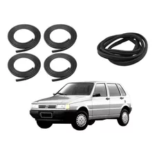 Kit Borracha 4 Portas E Porta Mala Da Fiat Uno 1.0 1997