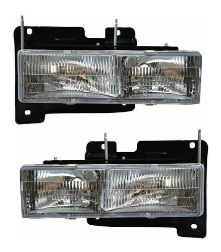 Par Faros Silverado Cheyenne 1992 93 94 96 97 1998 Tyc Bsj Foto 5