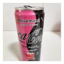 Lata Coca Cola Edição Limitada - Movement - Aberta & Vazia