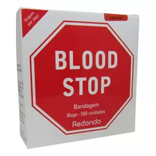Curativo Bandagem Sangue Pós Coleta 500un Blood Stop 10cx