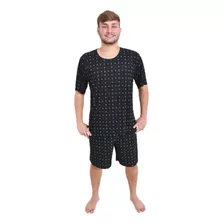 Pijama Plus Size Homem Masculino Curto Liganete Confortável