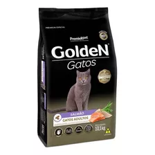 Alimento Golden Premium Especial Para Gato Adulto Sabor Salmão Em Sacola De 10.1kg