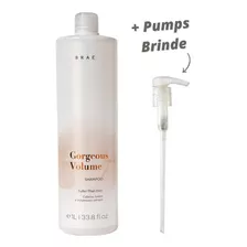 Braé Gorgeous Volume Shampoo Cabelos Lindos E Volumosos - 1l