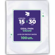 Sacos Plasticos Para Vácuo 15x30 100un
