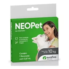 Antipulgas E Carrapatos Neopet 0,67 Ml - Até 10 Kg