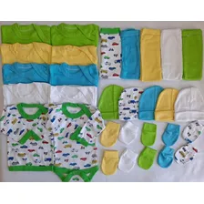 Pack 5 Ajuar Bebe Talla 0/3 Meses