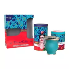 Frida Kahlo Set De Mate Deluxe Original Con Licencia -fksdm