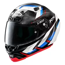 Capacete X-lite X803 Rs Monomaster Ultracarbon Bco Azl Verm