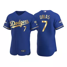 Camiseta Bordada Los Angeles Dodgers 7#urias Jersey