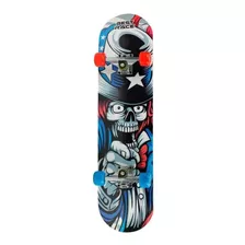 Skate + Capacete, Joelheira E Cotoveleira Mod 1 - Bbr Toys