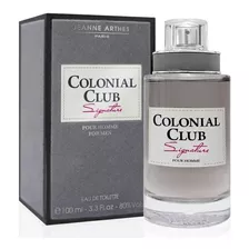 Perfume Exclusivo Para Hombre Jeanne Arthes De Colonial Club, 100 Ml, Eau De Toilette