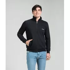 Campera Wrangler Algodón Frisada Cuello Alto