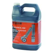 Asociados Marca Pstma46k-1gal De Tinta, Color Negro