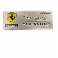 Emblema Ferrari Enzo Italia Aluminio Adhesivo Cofre Cajuela
