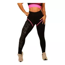 Calça Legging Preta Suplex Fitness Academia - Cal5113