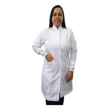 Jaleco Feminino Com Punhos E Bolso Superior