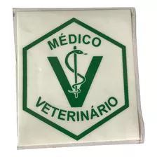 Três Adesivos Médico Veterinário Para Vidro Frete Grátis