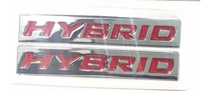 2 Emblemas Laterales Hybrid 5.9cm Foto 2