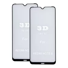 Kit Com 2x Películas Vidro 3d 5d 6d Para Xiaomi Redmi Note 8