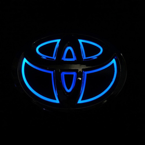 Emblema Parrilla Iluminado Para Vehculos 5d Toyota Emblem Foto 3