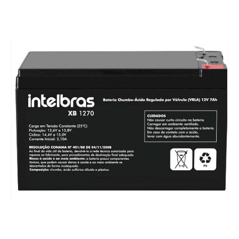 Bateria Da Sirene Xss 8000 Intelbras Amt 8000 - 3.6v 13a