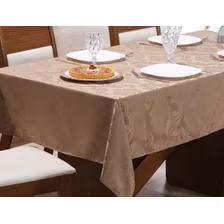 Toalha De Mesa Retangular P/ Buffet Jantar Jacquard 12 Lug