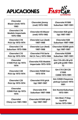 4 Amortiguadores Gm C15, C20, C25, C1500, C2000 1973- 1991 Foto 4