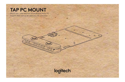 Kit Montaje Controlador Videoconf Mount Logitech Nuc Pc