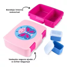 Lancheira Bento Box Zoo Borboleta Skip Hop Cor Rosa