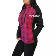 Campera Impermeable Mujer Neopreno Np11 Comb Rombo Clb