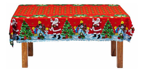 Mantel Navideño Rectangular 150x220 Cm Adorno Navidad