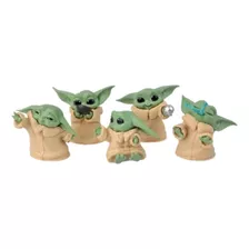 Boneco Baby Yoda Bebê Star Wars Kit 5 Pçs Presente Natal