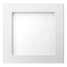 Plafon Led B&d 12w Sobrepor Qd. 6500k Br Cor Branco