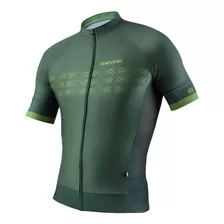 Camisa Ciclismo Masculina Evoe Manga Curta Modelo Fit Verde