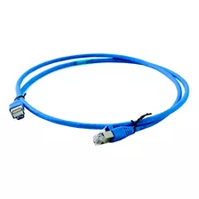 Patch Cord Cat. 6 1,5m Azul 100% Cobre