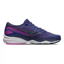 Tênis Mizuno Wave Falcon 5 - Feminino - Azul-noite