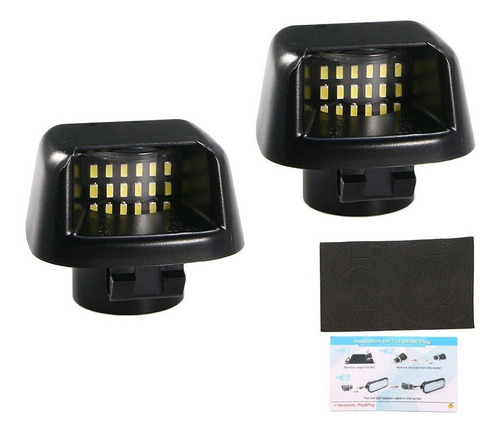 Set 18 Smd Led Luz Blanca 6k Matrcula Nissan Frontier 2007- Foto 2